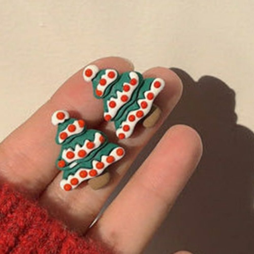 Cute Christmas Stud Earrings